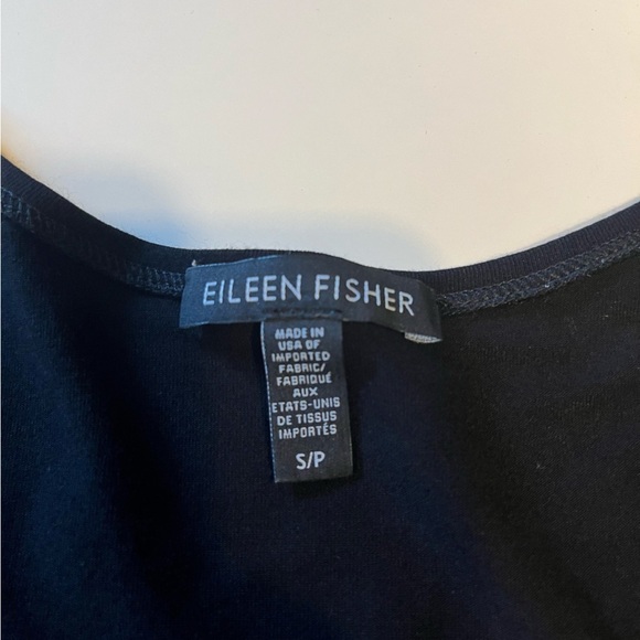 Eileen Fisher small solid black tunic - Picture 2 of 7